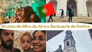 Conhecendo as Grutas de Mira de Aire e o Santuário de Fátima em Portugal🇵🇹 [upl. by Serge119]