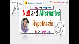 How to Write Null and Alternative Hypothesis  A unique way [upl. by Tcideneb705]