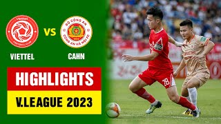 Highlights Viettel  CAHN  Vùi đập tới tấp Quang Hải có bàn thắng đầu tiên ngoại binh tỏa sáng [upl. by Aikym]