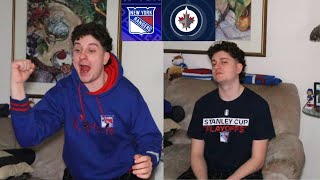 Rangers Fan Reaction  Jets 4 Rangers 2 [upl. by Aleicarg]