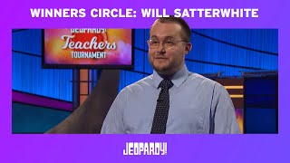 Teachers Tournament Winners Circle Will Satterwhite  JEOPARDY [upl. by Hopfinger]