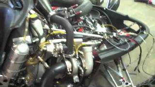 2 stroke turbo cat with STANDALONE Fuel injection with COP [upl. by Rodenhouse110]