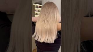 Ice Peach Blonde 🍑 Global AirTouch blondehaircolor fryzjerwarszawa hairtransformation [upl. by Widera113]