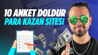 ANKET Doldurarak PARA Kazanabileceğiniz 10 SİTE 💰 İnternetten Para Kazanma 2023 [upl. by Nykal220]