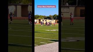 Union Black RedHawks vs McAlester 550 Defense 3rdGrade Football Part1 [upl. by Sirred]