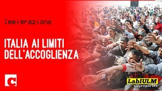 IMMIGRAZIONE ITALIA AI LIMITI DELLACCOGLIENZA [upl. by Geri89]