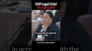 OVP LEGAL CHIEF DI NAGOATH VPSara OVP OVPBudget [upl. by Clemence]