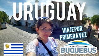 Primeras Impresiones URUGUAY desde ARGENTINA  BUENOS AIRES viajando en BUQUEBUS 🇦🇷🇺🇾 [upl. by Htiek]