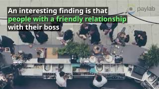 Do employees with friendly relationship with their boss earn more [upl. by Ris]