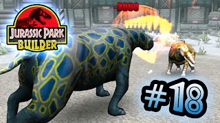 Jurassic Park Builder GLACIER Tournament Part 18 Elephant Team HD [upl. by Arraeic719]