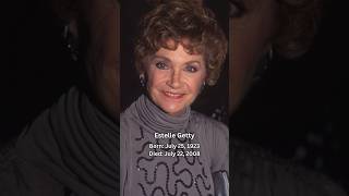 Estelle Getty Portrayed Sophia Petrillo On The Golden Girls🕊️estellegetty actress fy shorts [upl. by Rybma470]