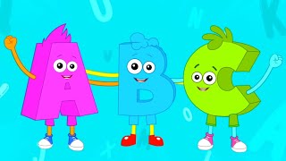 Abc Feat Song And More Fun Kids Learning Videos And Nursery Rhymes [upl. by Hedwig]