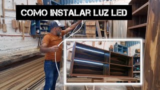 TUTORIAL ¿como colocar luces Led en tus muebles 👌🏼💯 [upl. by Aisela]