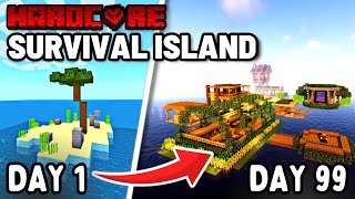 Surviving 100 Days on a Deserted Island  Hardcore Minecraft 120 [upl. by Radnaxela559]