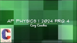 AP Physics 1 2024 FRQ 4 [upl. by Rabjohn]