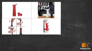 Review Vacu Vin Wine Saver Concerto  Red  1 x Vacuum Pump  4 x Vacuum Wine 2019 [upl. by Cynthla]