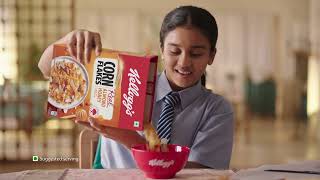 Kelloggs  Cornflakes Almond Honey with 15 Extra Tagon  English  25 Secs [upl. by Ydnac]