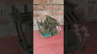 Miniature clay house 🏠 ll clayhouse mudhouse [upl. by Derwon]