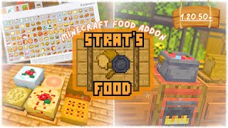 BEST food expansion addon for Minecraft bedrockPE 12050 🍞🍳 [upl. by Eedeed737]