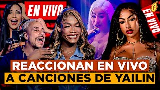 REACCIONAN EN VIVO A NUEVAS CANCIONES DE YAILIN “LA PIRY SUELTA PRIMICIA INTERNACIONAL” [upl. by Evanne]