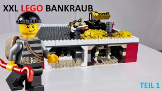 XXL LEGO BANKRAUB  BrickiDominik  lego [upl. by Noryv]