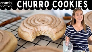 Crumbl Churro Cookie Copycat Recipe [upl. by Lavro14]