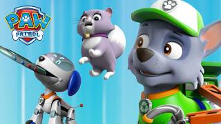 Rocky and Robo Dog stop an out of control robot toy  PAW Patrol Cartoons for Kids Compilation [upl. by Eireva745]