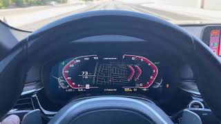 2021 BMW M550I XDrive 060 Launch Control [upl. by Leitao]