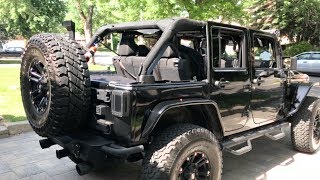 Removing my Jeep Hardtop for the First Time Must See [upl. by Ttenneb]