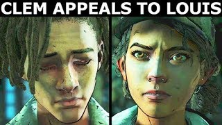 Clem Appeals To Louis AJ Kills Marlon  The Walking Dead Final Season 4 Episode 1 ENDING [upl. by Genet]