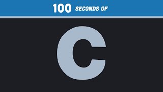 C in 100 Seconds [upl. by Dragone]