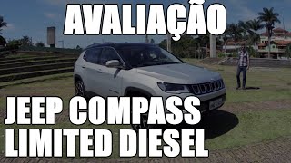 Jeep Compass Limited Diesel 4x4 2018  Teste do SUV [upl. by Hanikehs]