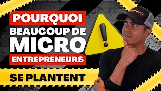 ATTENTION  Le plus gros PIEGE du statut AUTOENTREPRENEUR les raisons de léchec [upl. by Naerb]