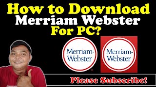 How To Download Merriam Webster For PC  Mister Learning [upl. by Fulbert207]