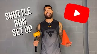 How to Set Up Shuttle Run  PREP  20M Leger [upl. by Onaivatco]