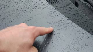 Ceramic Pro 9H Coating Hydrophobic Test [upl. by Story]