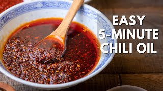 5 minute Chili Oil [upl. by Refotsirk]