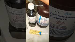 Povidone  iodine Uses in Hindi mediinformer [upl. by Sena]