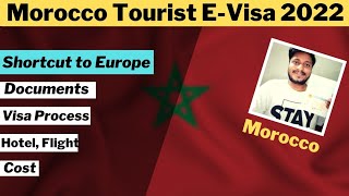 HOW TO APPLY MOROCCO TOURIST EVisa 2022 ll HINDI 🇲🇦🇮🇳 [upl. by Anabahs40]