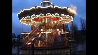 Illuminated Victorian Carousel Ride at Christmas [upl. by Dloreh]