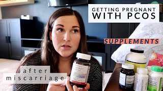 How I got pregnant NATURALLY with PCOS with baby 2 supplementation amp intentional eating [upl. by Tevis]