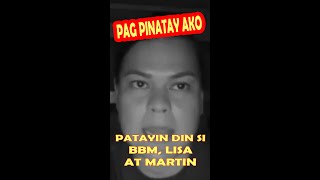 Pag pinatay ako patayin mo si BBM Lisa Araneta at Martin Romualdez Nakaka kilabot na banta ni Inday [upl. by Nomsed]