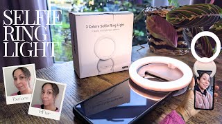 Viral Selfie Ring Light  Best Tech Gift  Must have Amazon Find  Review [upl. by Ohce]