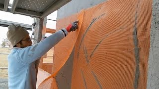 Mantolama FİLESİ Nasıl YAPIŞTIRILIR Sheathing NET How STICKING [upl. by Ilarin222]