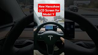 Model y lcd dash screen feom hansshow [upl. by Nenerb459]