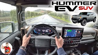 The GMC Hummer EV SUV Will Get You Noticed Anywhere POV First Drive [upl. by Liemaj421]