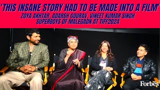 Zoya Akhtar Adarsh Gourav Vineet Kumar Singh interview  Superboys of Malegaon  Meenakshi Shedde [upl. by Yeargain445]