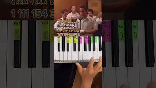 Julio Jaramillo  Nuestro Juramento PIANO TUTORIAL EASY Piano Fácil Con Números [upl. by Leisha]