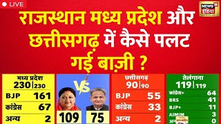 🔴Aaj Ki Taaja Khabar LIVE Election Result  Rajasthan  Madhya Pradesh  Telangana  Chhattisgarh [upl. by Sklar140]