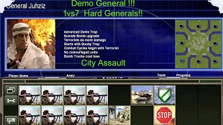 Demo General 1 vs 7 Hard Tank Generals  Command bar Pro City Assault [upl. by Ferdinanda503]